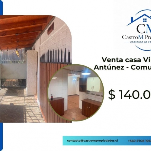 Venta casa Villa Nemesio Antunez - Linares