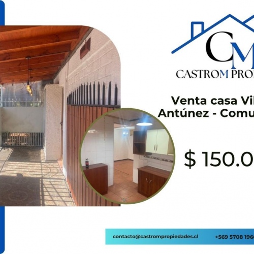 Venta casa Villa Nemesio Antunez - Linares